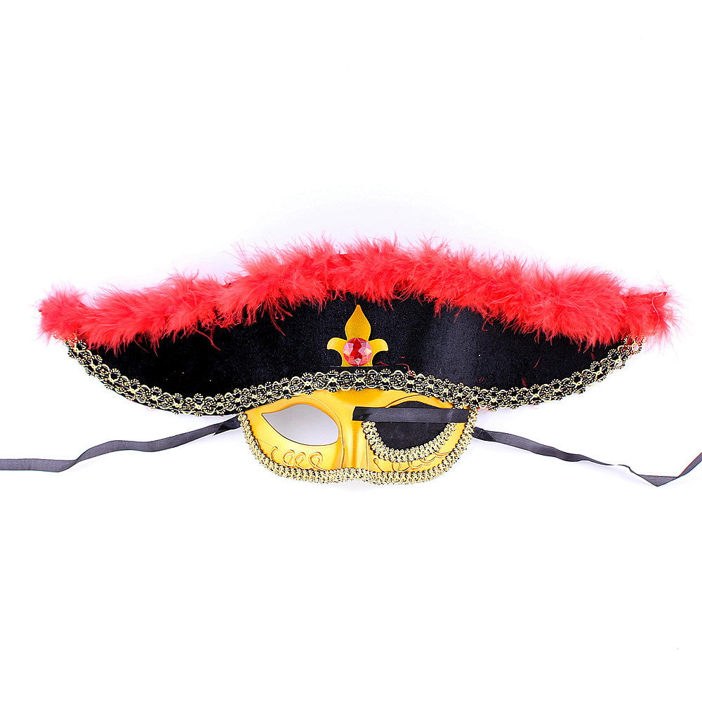 Festival de Halloween fantasma suministros mascarada apoyos Cíclope máscara pirata cos Piratas del Caribe máscara