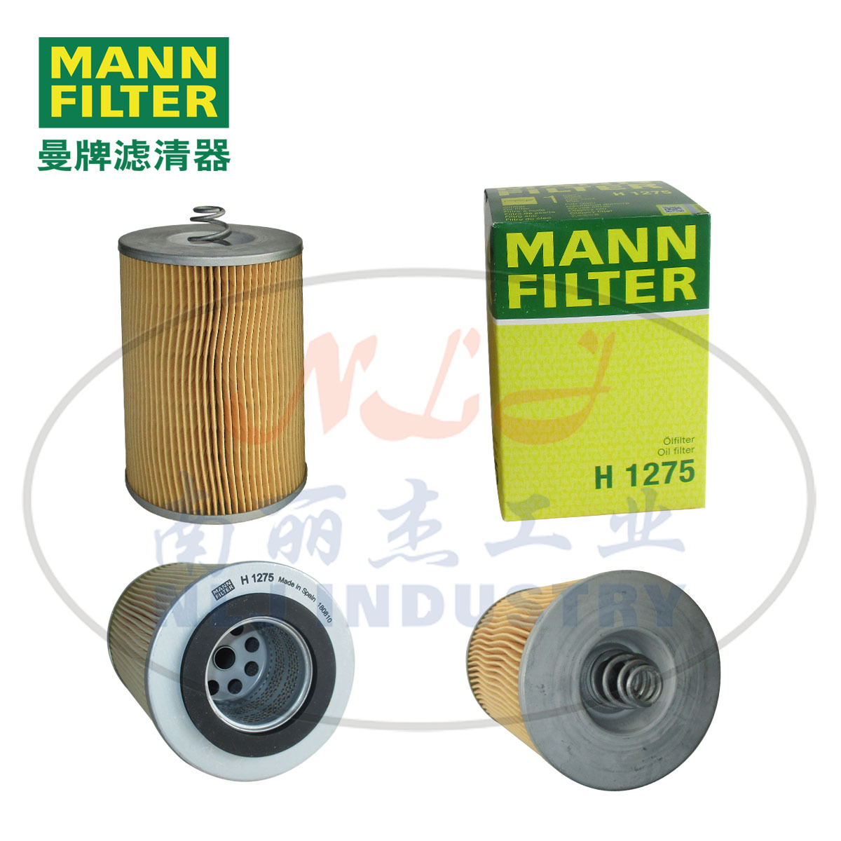 H1275机油滤芯MANN-FILTER(曼牌滤清器)