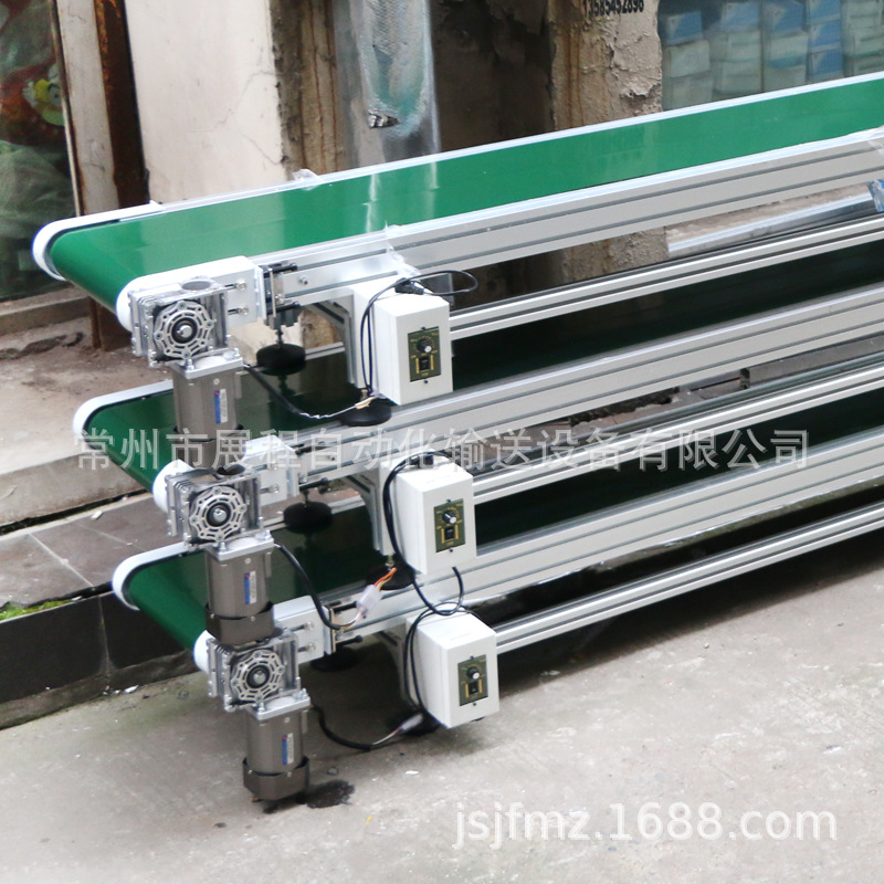 轻型输送设备 输送机食品传送带 快递分拣 物流输送 无动力输送带