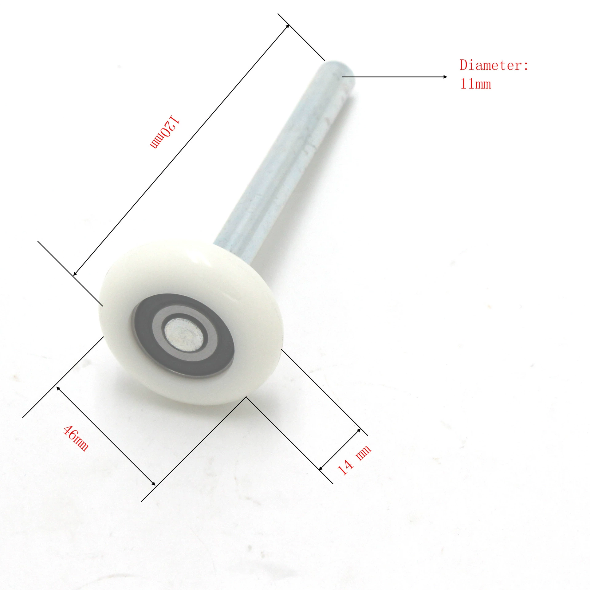 Гаражные двери, промышленная дверь, перспективная дверная направляющая, ролик 2inch нейлоновый шкив 120*46, прецизионное подшипниковое колесо