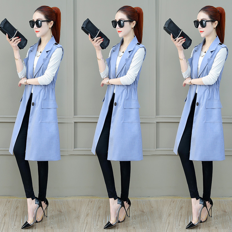 Gilet femme en Mélange de fibres chimiques - Ref 3317702 Image 9