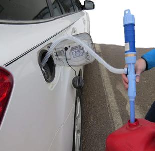 Electric oil pump car field self-service manual refueling pipe battery type suction pipe alcohol exchange pipe