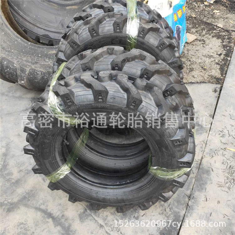 农用拖拉机前轮轮胎6.00-14 加宽加厚人字抓地虎胎5.50-14-15-16