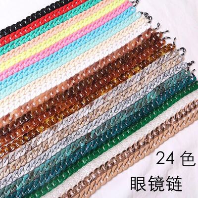 supply Luggage and luggage chain Acrylic Necklace DIY Eyewear chain Handbags Resin Chain Evening Bags chain