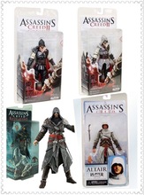 NECA 刺客信条2人偶模型 阿泰尔 白杀手EZIO 启示录7寸可动手办