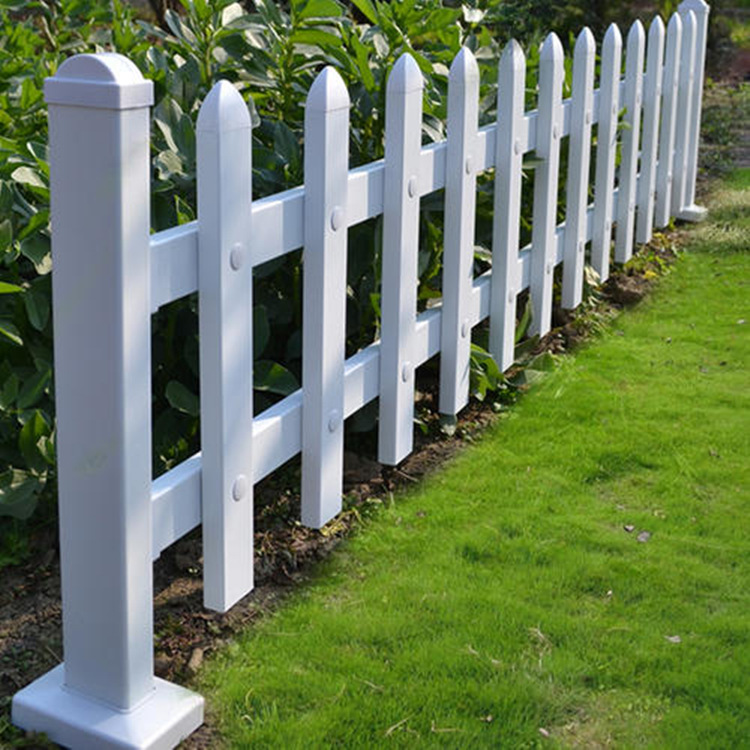 厂家批发绿化带护栏PVC草坪护栏供应公园小区花池绿化带草坪栅栏