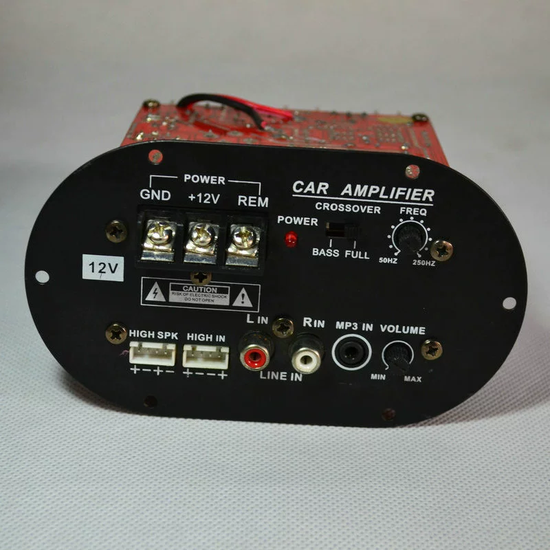 Усилитель мощности S80 для сабвуфера 12В, плата усилителя для автомобильной аудиосистемы, чип для автомобильных динамиков, глубокие басы