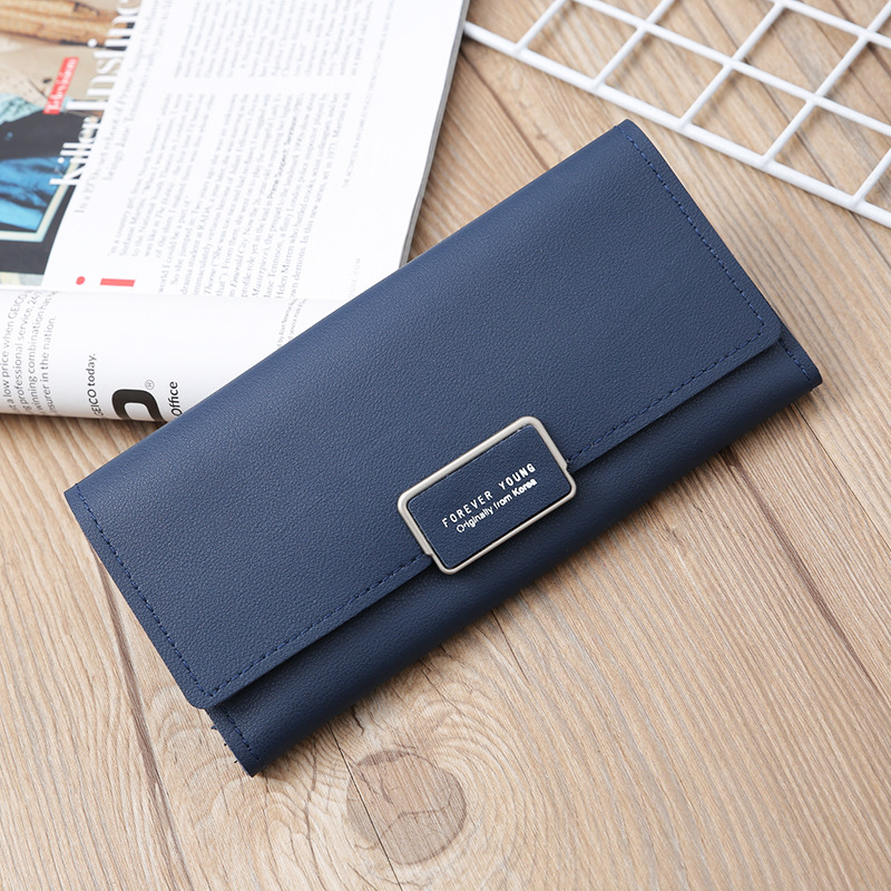 Korean Multi-card Metal Buckle Clutch Wholesale display picture 11