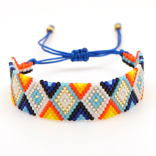 New  Fashion Miyuki Hand-woven Hexagonal Star Pattern Bracelet display picture 13