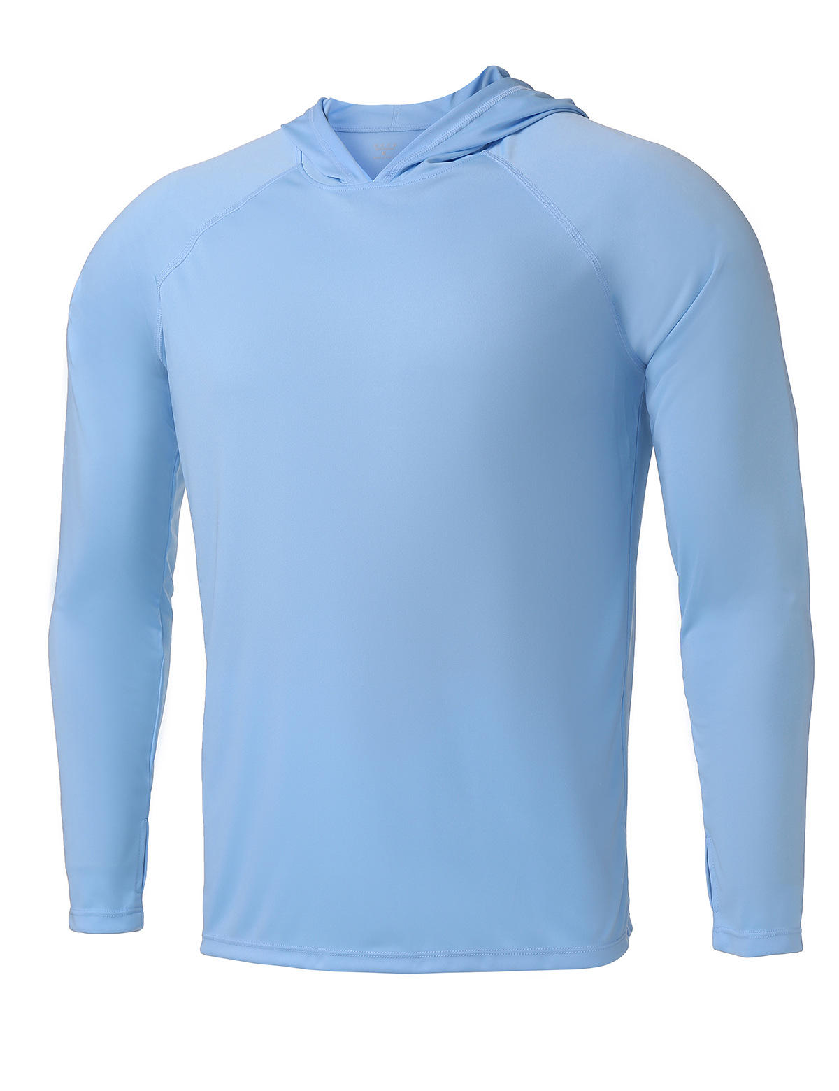 亚马逊跨境欧美男士UPF 50+防晒防紫外线连帽长袖高性能T恤上衣