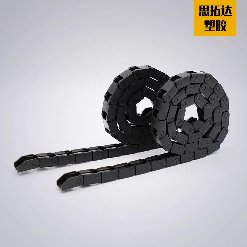 Производитель производит бесшумный мостовой тип износостойкий пластиковый бак-манипулятор цепи специальная тяговая цепь деревообрабатывающая механическая цепь