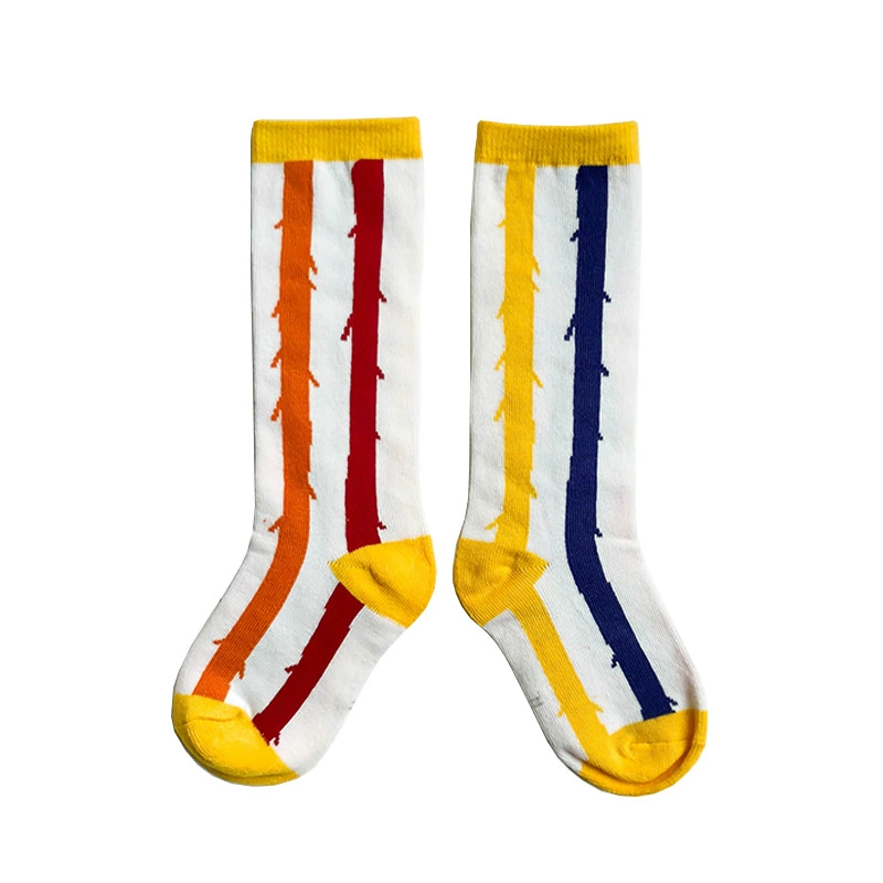 Autumn children's knee socks for boys, mid-length, combed cotton, wholesale