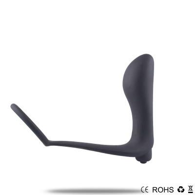 男用 前列腺按摩器自慰棒G点后庭 肛塞锁精震动环延时器批发