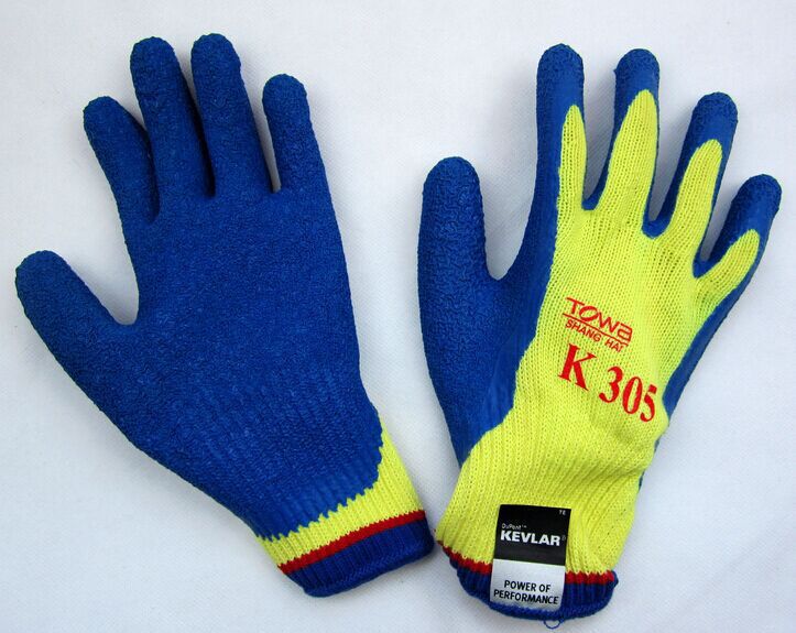 K-305 Cut-resistant gloves Rubber coating Strong cutting resistance Protective gloves