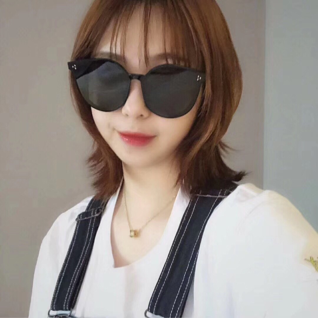 Nueva moda retro ojo de gato gafas de sol polarizadas gafas de sol de metal del todo fósforo Li Yifeng mismo estilo