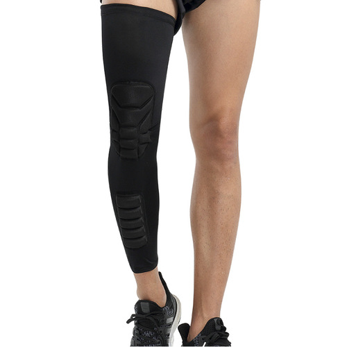 Cross-border sports knee warming breathable impact protection for large and small leg covers outdoor basketball soccer honeycomb impact protective gear