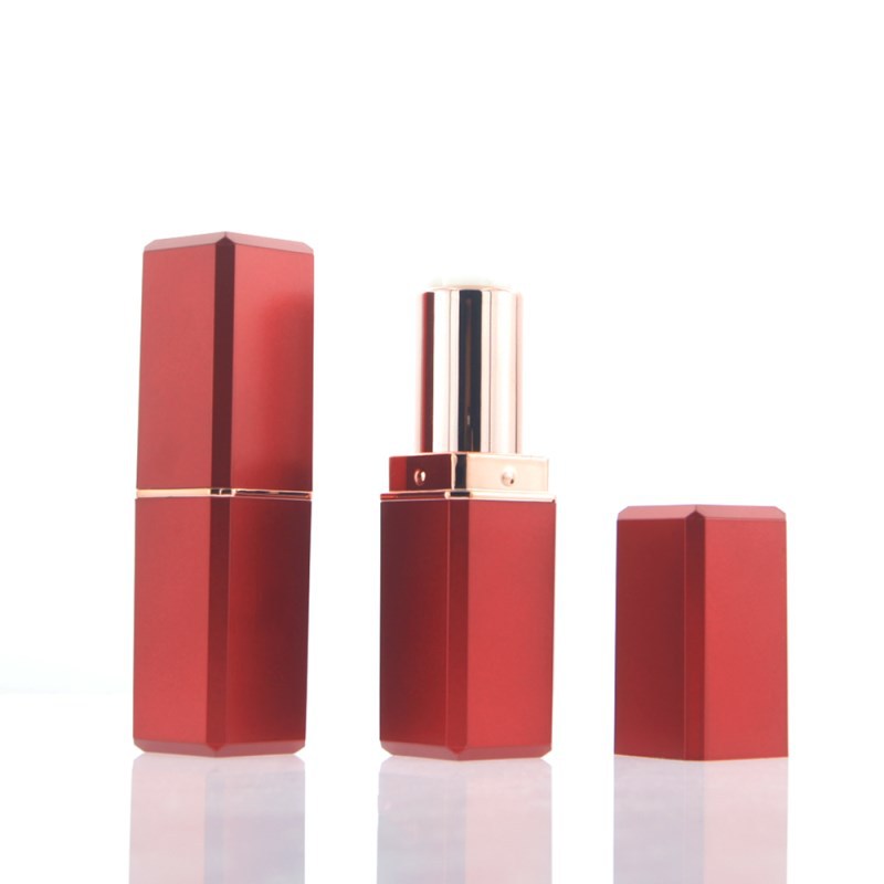 Tubo de lápiz labial al por mayor en stock trébol multicolor tubo de lápiz labial tubo vacío 12,1 calibre imprimible logotipo lápiz labial tubo