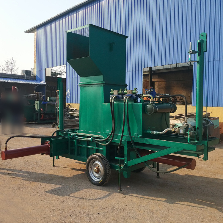 畜牧养殖青贮饲料加工打包套袋机 手动操纵杆压包推包青储打捆机