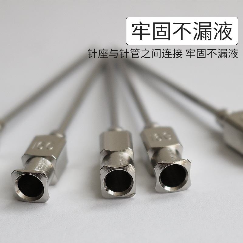 Hanqi cerdo, ganado vacuno y oveja aguja de jeringa aguja de pared gruesa de Gu de acero inoxidable 304 veterinario