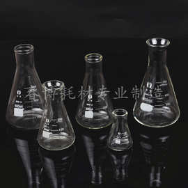 环球 玻璃三角烧瓶50/100/150/200/250/300/500/1000ml广口锥形瓶