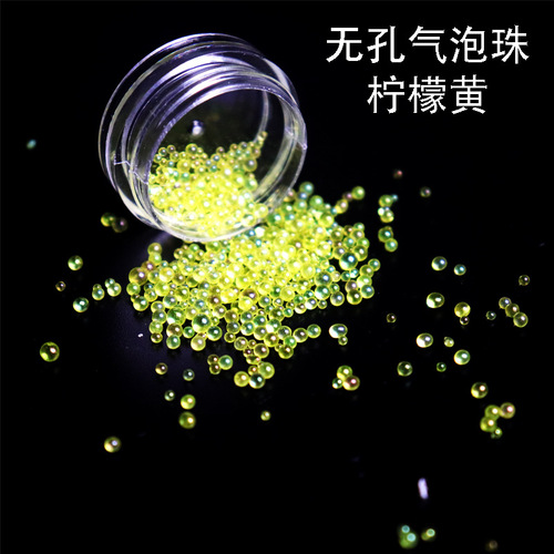 Transparent beads glass non-porous fantasy manicure beads water bubble beads bubble beads micro beads recommended DIY handmade crystal