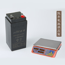 道特4V4AH/20hr充電電瓶電子秤商用台稱專用免維護鉛酸蓄電池批發