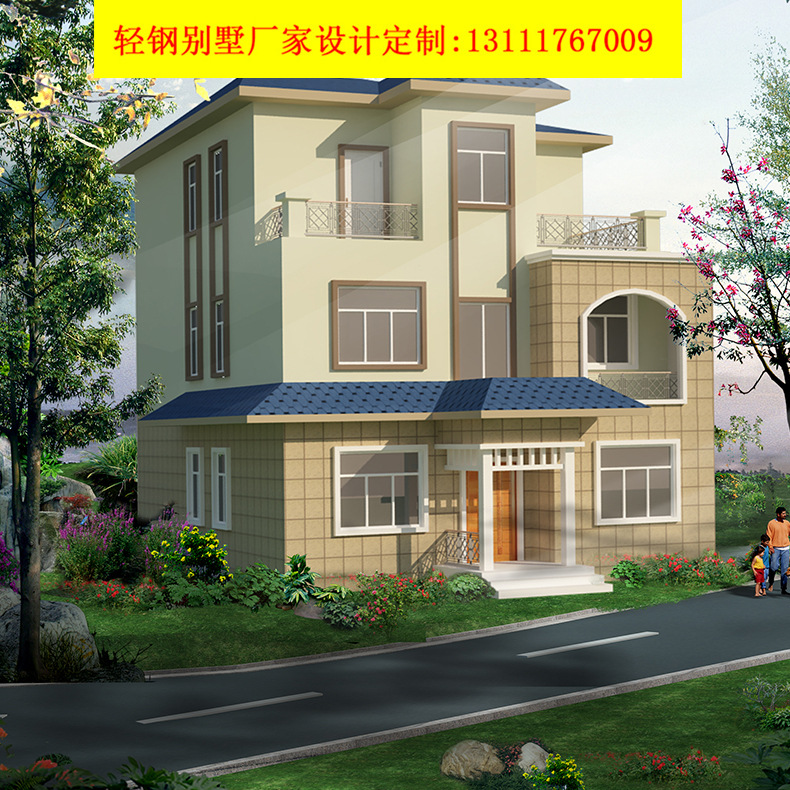 米造价 农村建钢构房价格 轻钢别墅房厂家