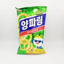 韓國進口零食品農心原味洋蔥圈膨化食品批發經典辦公休閑美食84g