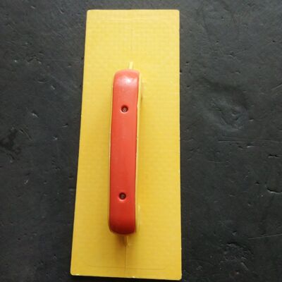 厂家直销塑料抹子建筑抹泥板你泥瓦灰板黄色平抹子|ms