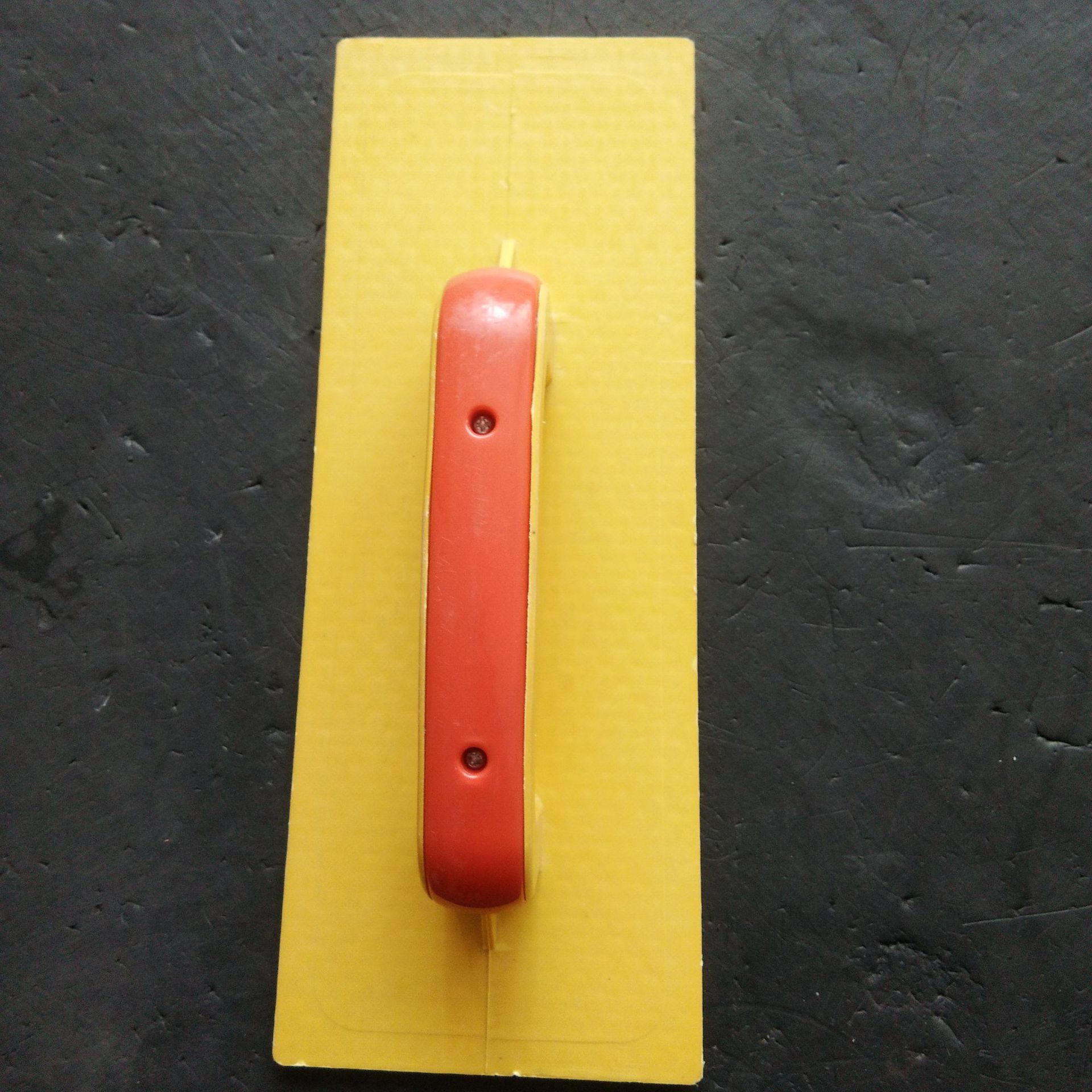 厂家直销塑料抹子建筑抹泥板你泥瓦灰板黄色平抹子|ms