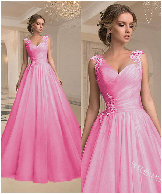 Femmes Robe De Princesse Élégant Col En V Patchwork Sans Manches Couleur Unie Maxi Longue Robe Mariage display picture 2