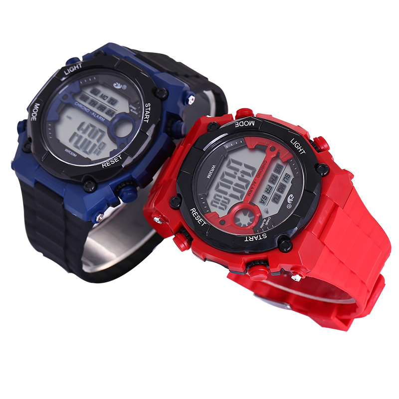 Watch Female Students Korean Simple Trend Waterproof Sports Multifunctional Led Electronic Watch display picture 12