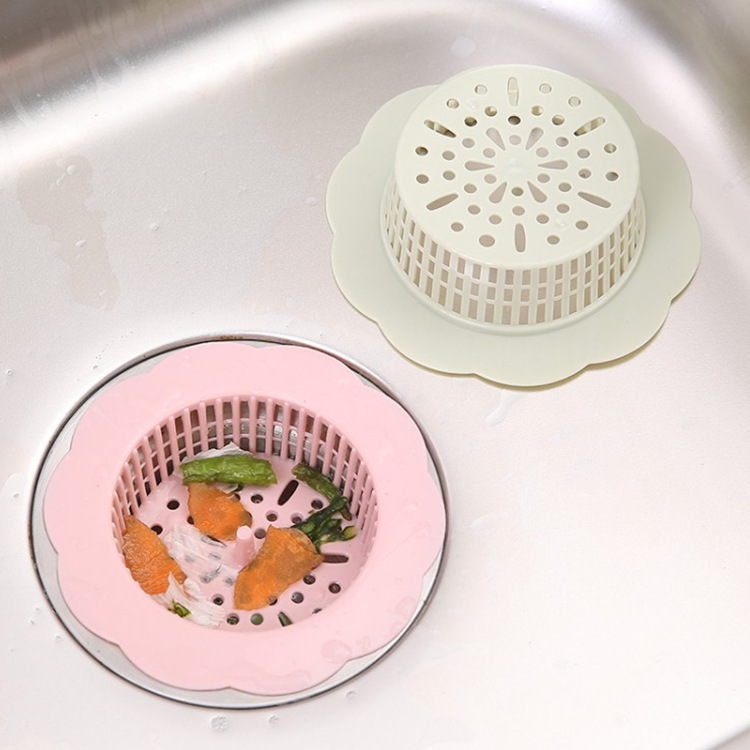 新款花型厨房水槽漏过滤网下水道浴室毛发地漏洗碗水池防塞隔批发