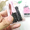 Black universal bangs, hairgrip, hairpins, Korean style, simple and elegant design, wholesale