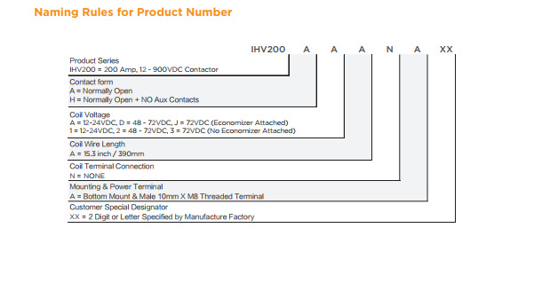 供应TE泰科  IHV350HAANA 高压直流接触器 继电器 零售 批发