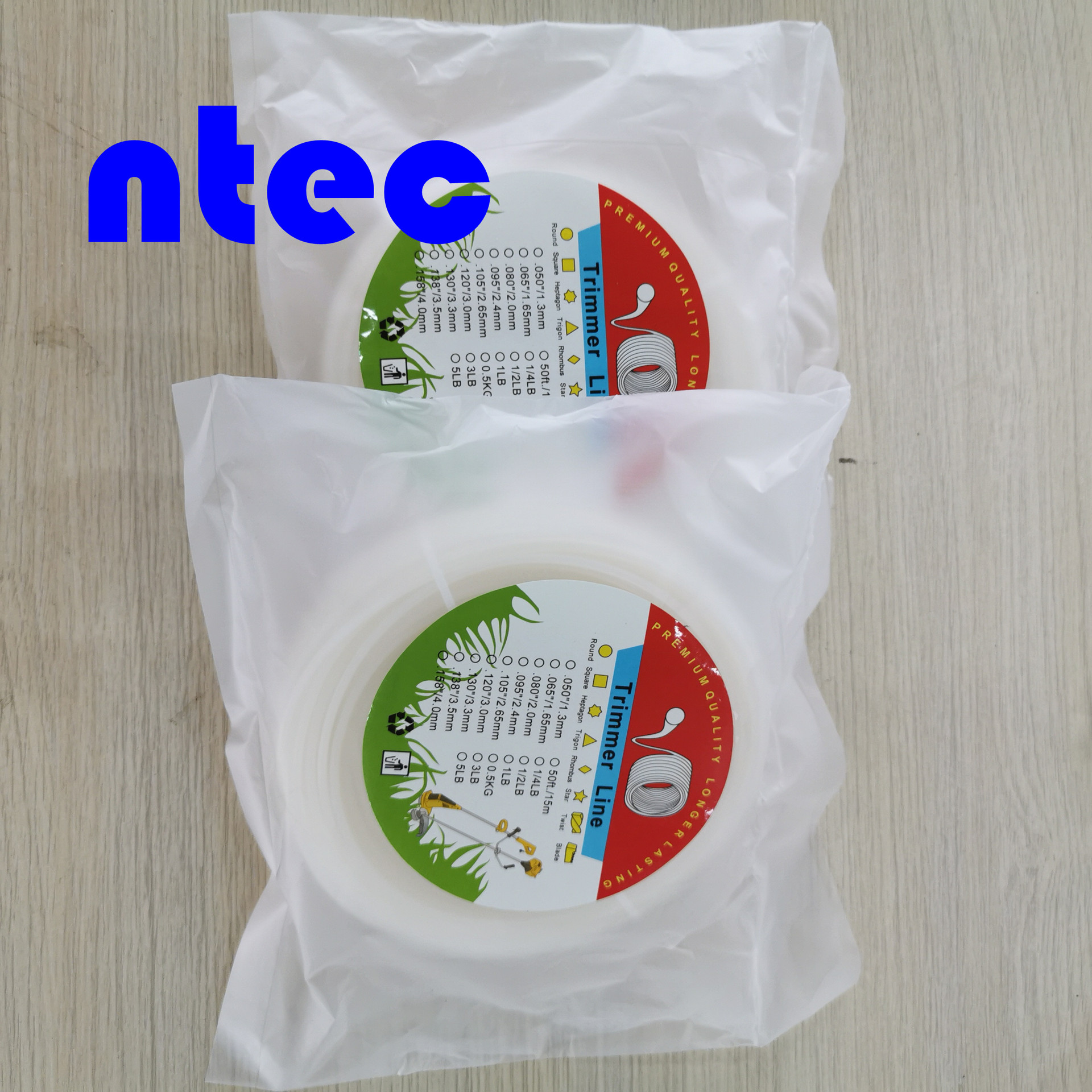 南通新帝克供应割草线 打草绳2.4mm*500g 圆形方形割草机通用配件