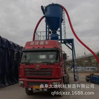 散装灰卸车气力输送机电厂清灰脉冲气力输送机活性炭无尘装袋机