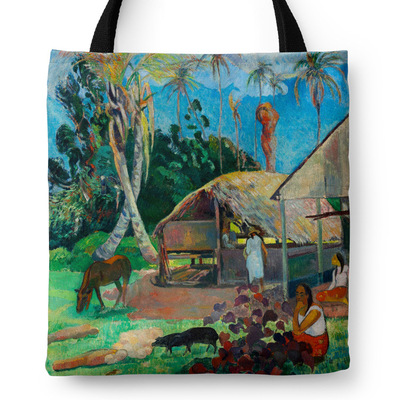 保罗高更黑猪帆布包环保购物袋手提袋单肩包妈咪包书包来图定制