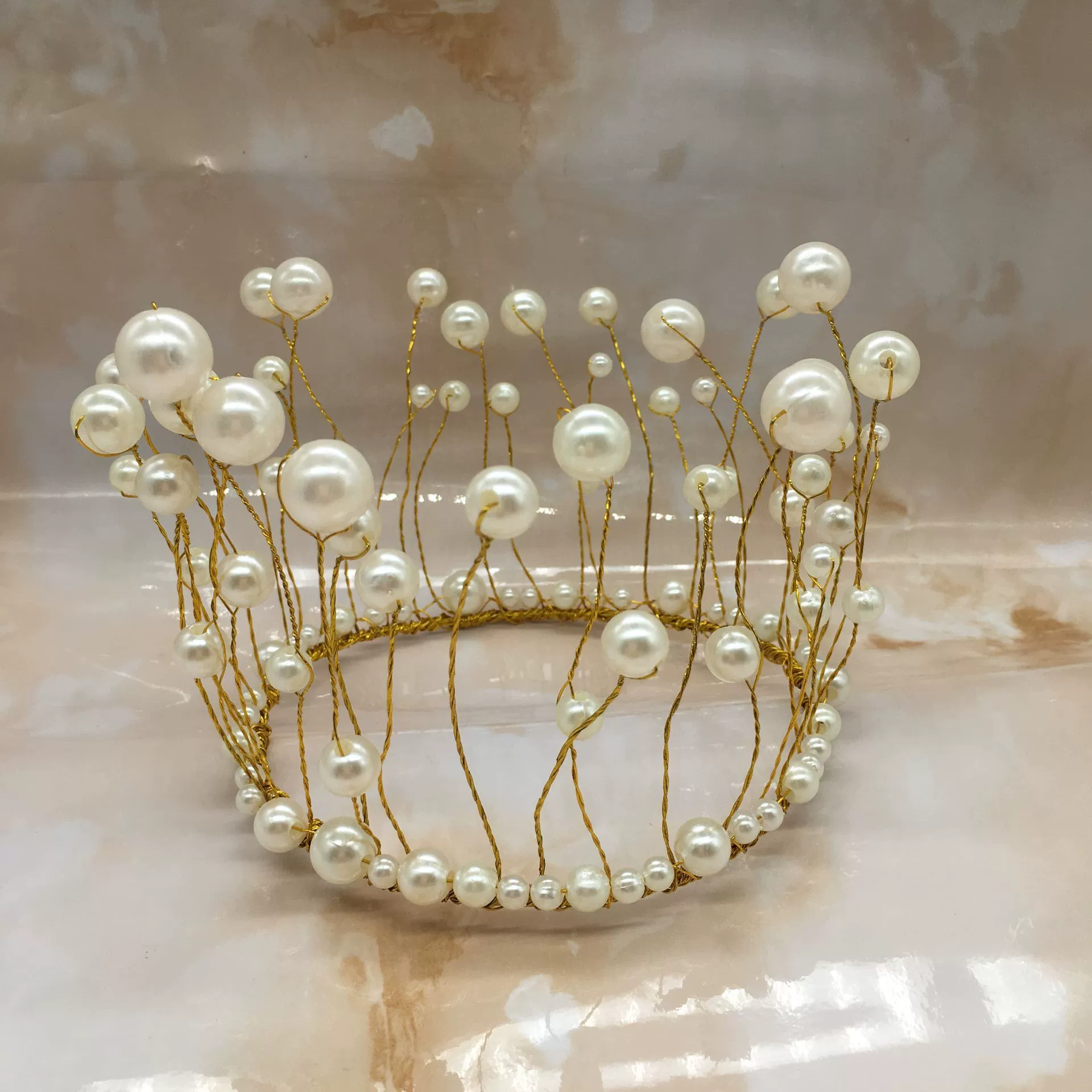 Украшения из жемчуга, вечернее платье, украшение для волос handmade для невесты, образ