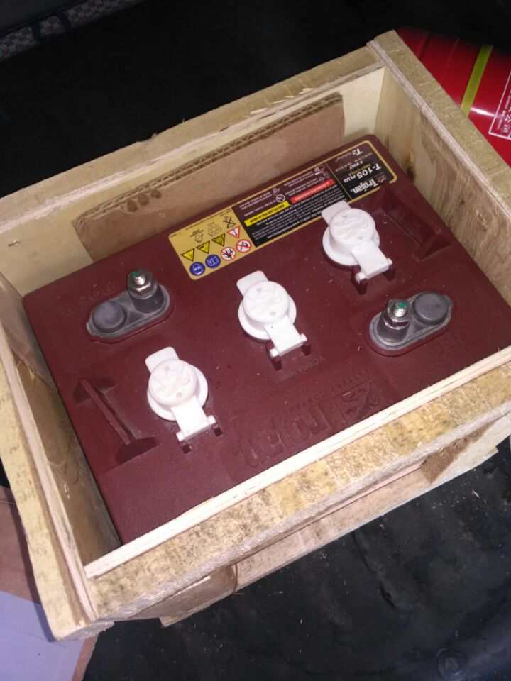 新款 邱健TROJAN蓄电池T-105/6V-225/aH 现货含税干电池