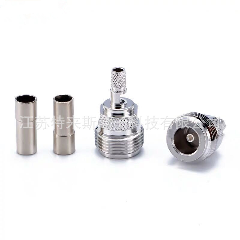RF connector N-C-K3 N-type female crimping 50-3 wire RG58 L16 feeder connector N female