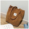 Capacious shopping bag for leisure, 2021 collection, Korean style