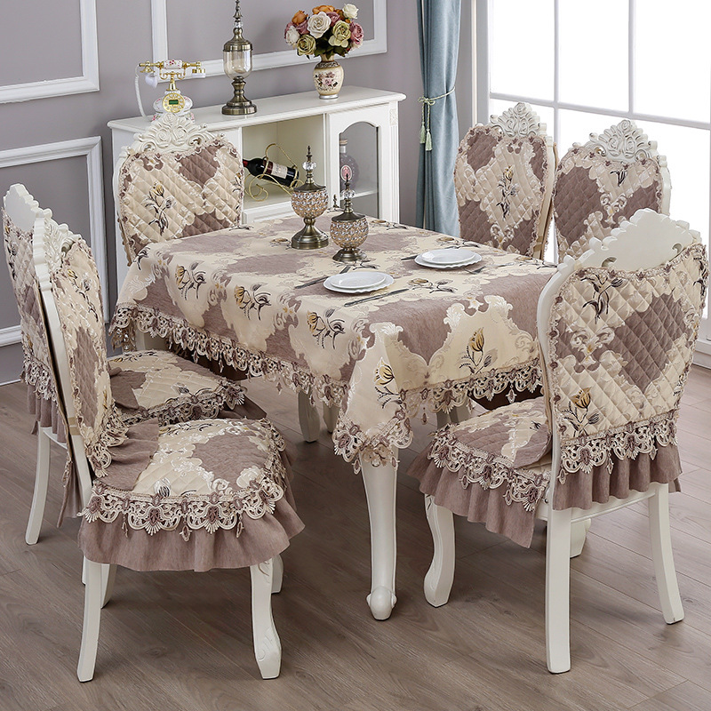 欧式郁金香咖椅垫 (20)