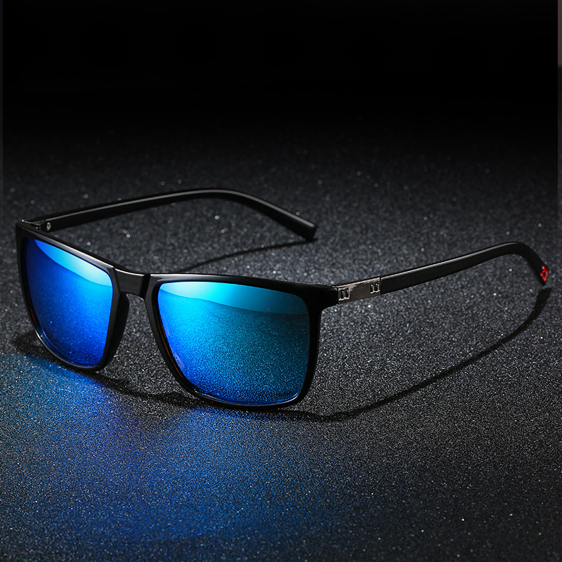Nueva transfronteriza AliExpress cuadrado polarizado gafas de sol de los hombres deportes de conducción gafas de sol de comercio exterior fabricante