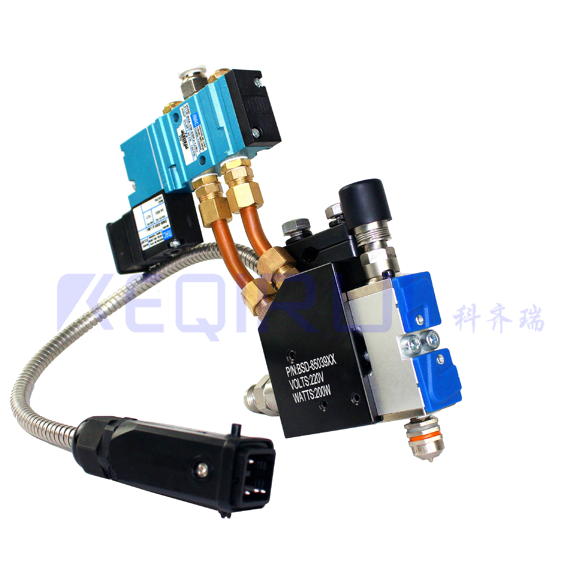 BSD-8513934气开气关热熔胶枪不锈钢喷嘴零滴漏点胶机无滴漏打胶