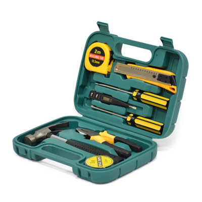 跨境 汽车应急工具箱9件套车家两用五金工具箱套装自驾游 驰善|ms