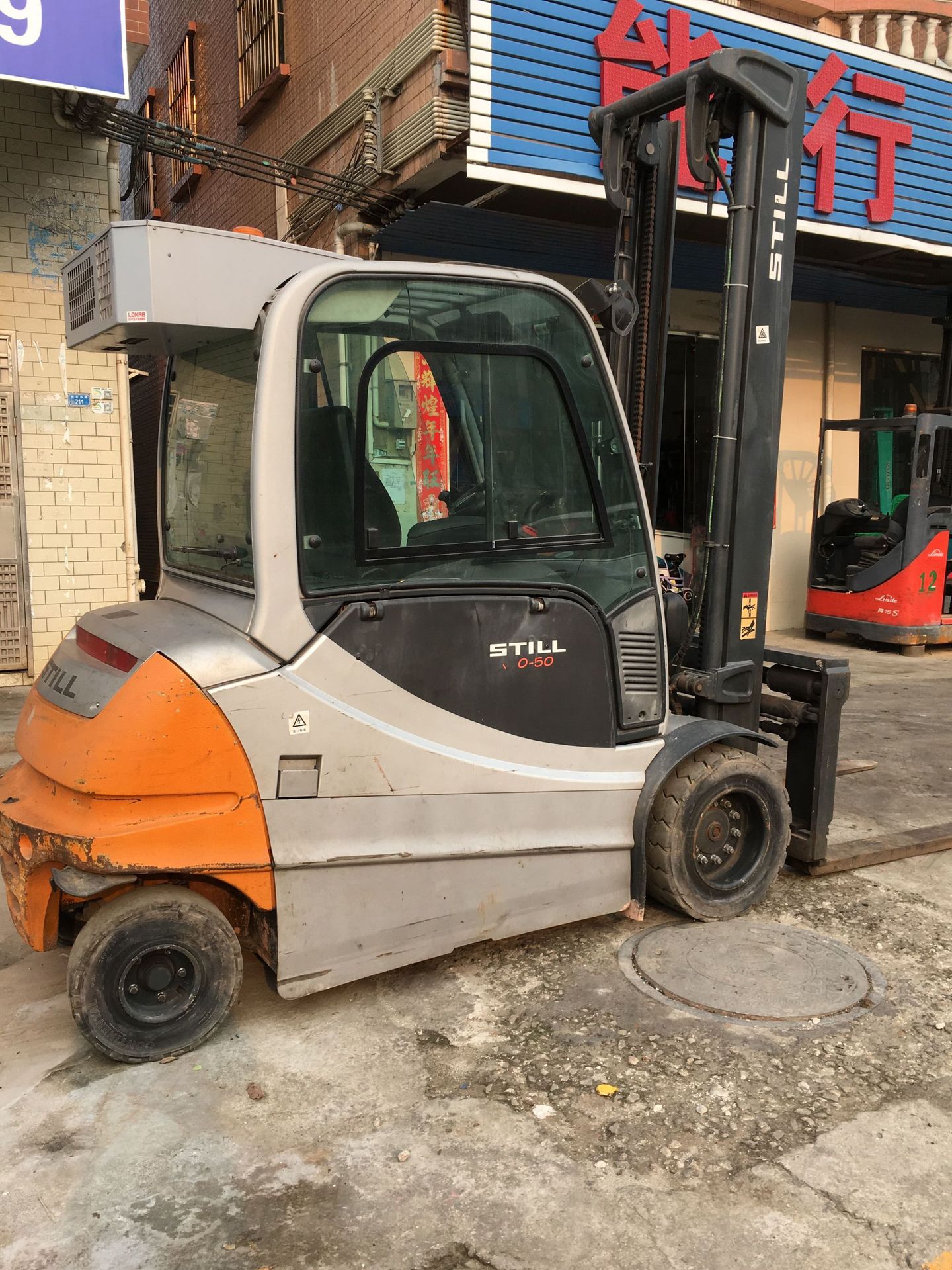 5吨进口STIll电动叉车 5吨电瓶叉车 5吨电动叉车出租 5吨升4.9米