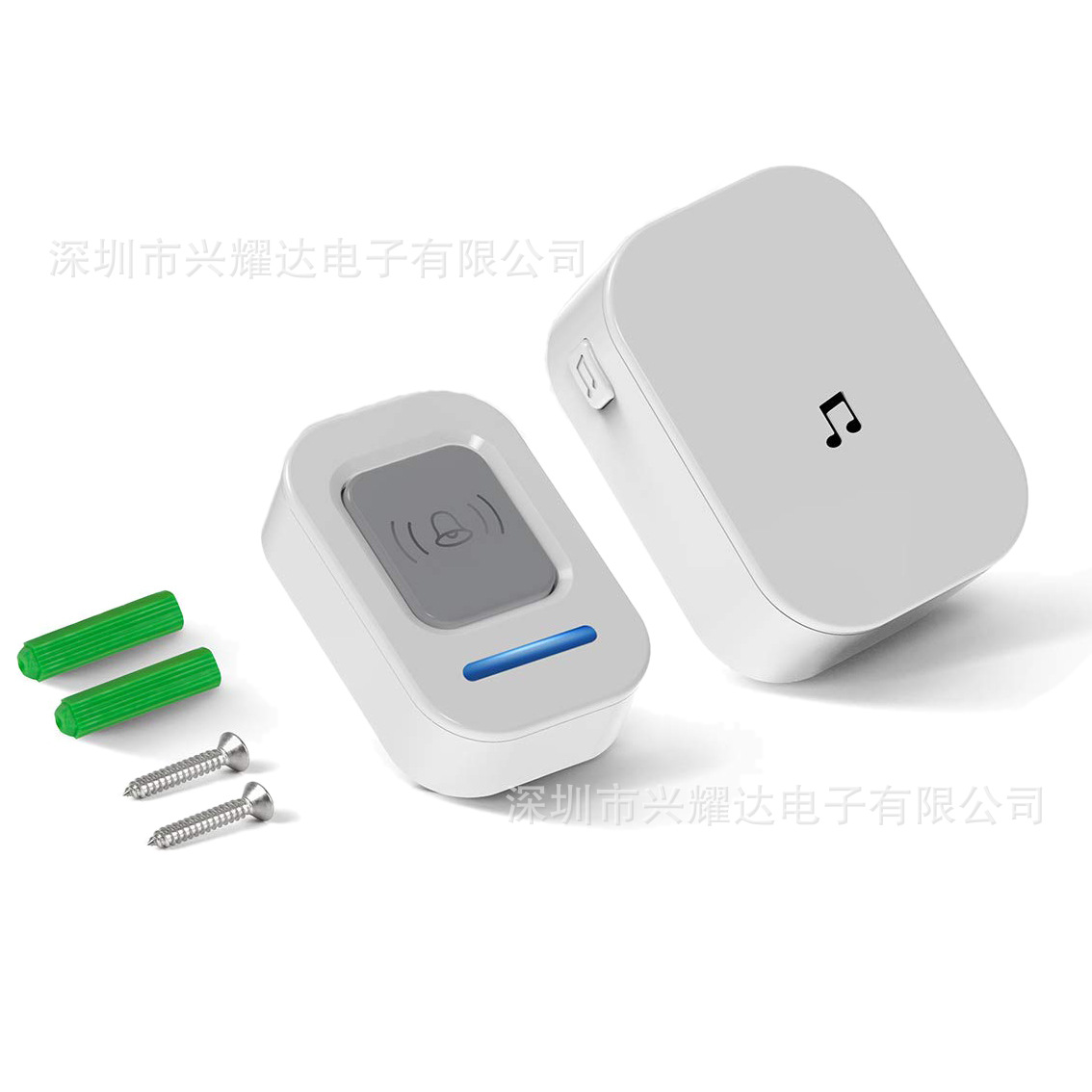 无线门铃 门铃厂家 叮咚 wifi门铃叮咚机呼叫器 美规欧规英规
