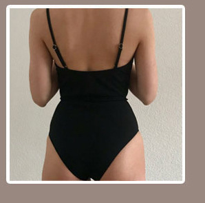 11227096816 1329338609 INGAGA Bikini 2019 One Shoulder Swimsuit Ruffle Swimwear Women Solid Women's Swimming Suit maillot de bain femme Sexy Biquini