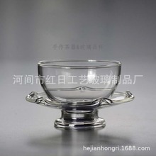 供应耐热玻璃荷叶杯托品茗杯透明加厚小茶杯茶杯个人杯功夫茶具
